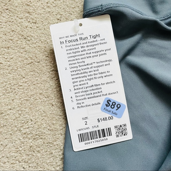 Lululemon In Focus Run Tight Leggings - Picture 5 of 6